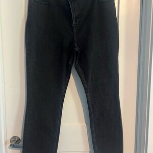 Abercrombie & Fitch '90s Slim Straight Black Jeans
